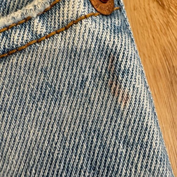 Levi’s Wedgie Straight Jeans Light Wash Size 24 High Rise Vintage Fit - Picture 3 of 7